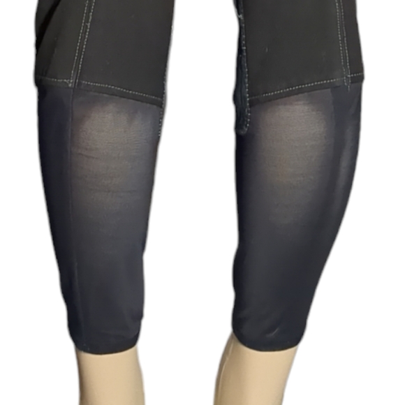 FITS Equestrian Horse Riding Black Pants Size Big L - Picture 9 of 16